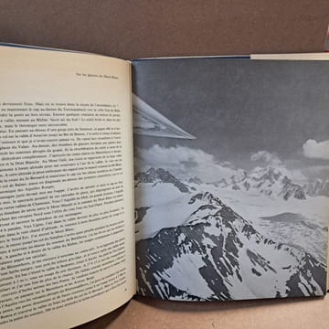 En planeur au dessus des Alpes. VON KALCKREUTH, Jochen