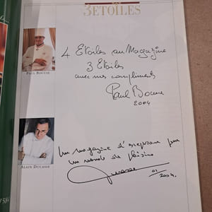 3 Etoiles #1 : Le style Gagnaire. Dédicacé par Paul BOCUSE et Alain DUCASSE