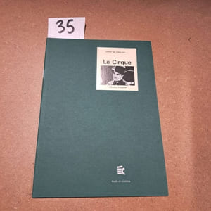 Cahier de notes sur Le Cirque (Charles Chaplin)