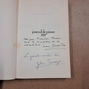 Journal de prison.1959 (Décicacé) 