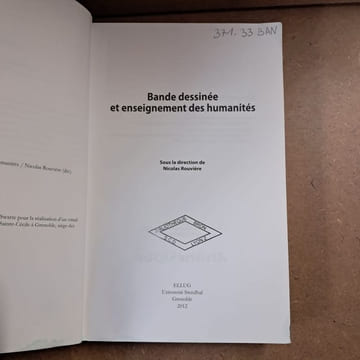 Bande dessinée et enseignement des humanités. COLLECTIF