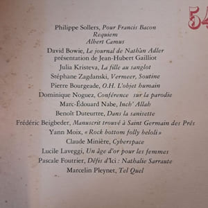 L'Infini #54