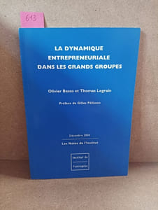 La dynamique entrepreneuriale dans les grands groupes