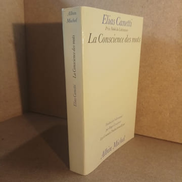 La Conscience des mots. CANETTI, Elias 