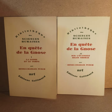 En quête de la gnose (2 tomes). PUECH, Henri-Charles 