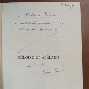 Héloïse et Abélard (Dédicacé)
