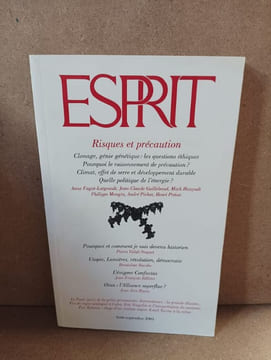 Esprit #8-9 - 2003 : Risque et précaution. ESPRIT