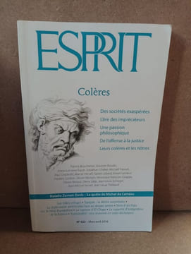 Esprit #3-4 - 2016 : Colères. ESPRIT