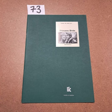 Cahier de notes sur Princess Bride (Rob Reiner). Cahier de notes sur...