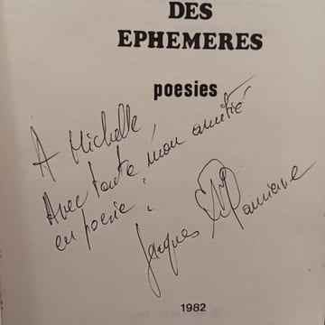 Le carnaval des éphémères (Dédicacé). MAURIENNE, Jacques