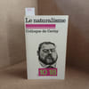 Le naturalisme. Colloque de Cerisy. COLLECTIF 