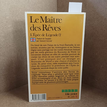 Un livre dont vous êtes le héros : Le Maître des Rêves. MORRIS, Dave - JOHNSON, Oliver 