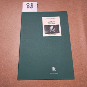 Cahier de notes sur La Ruée vers l'or (Charles Chaplin)