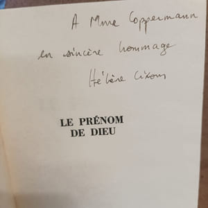 Le Prénom de Dieu (Dédicacé)