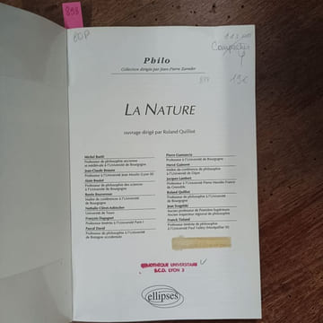 La Nature. COLLECTIF 