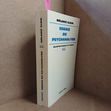 Essai de psychanalyse (1921 - 1945). KLEIN, Mélanie