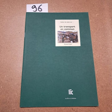 Cahier de notes sur Un transport en commun (Dyana Gaye). Cahier de notes sur...