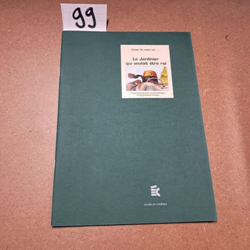 Cahier de notes sur Le Jardinier qui voulait être roi (Programme de deux courts-métrages de République tchèque). Cahier de notes sur...