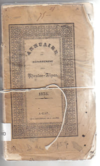 Annuaire du département des Hautes-Alpes 1835
