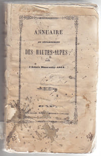 Annuaire du département des Hautes-Alpes - 1844