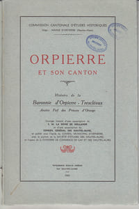Orpierre et son canton
Histoire d la Baronnie d'Orpierre-Trescléoux