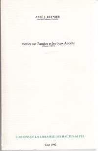 Notice sur Faudon et les deux Ancelle
(Hautes-Alpes)