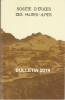 Bulletin 2019 de la Société d’Études des Hautes-Alpes. Collectif