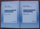 ESERCITAZIONI DI MATEMATICA 2 volumes (italien). Donato GRECO(ordinario nell'universita di Napoli) et  Guido STAMPACCHIA (ordinario nell'universita di ...