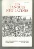 LES LANGUES NEO-LATINES 75e année, Fascicule 1, 1er trimestre 1981 n° 236. Collectif : bulletin trimestriel de la société des langues néo-latines