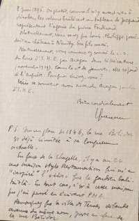 L.A.S. adressée à Michel Carrouges. Sans lieu, 19 juin 1950. 3p. grand in-8.