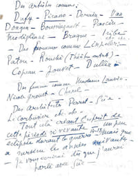 L.A.S. Saint-Tropez, 19 mars 1957. 2 p. in-4.