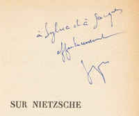 Sur Nietzsche. Volonté de chance