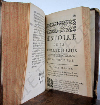 ANTIQUITÉS  JUDAIQUES.
HISTOIRE DES JUIFS ESCRITE PAR FLAVIUS JOSEPH.. FLAVIUS JOSEPH .
ANDILLY ARNAULD d'.