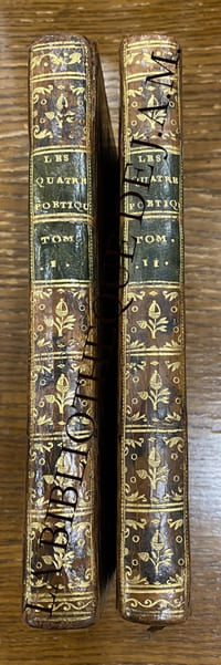 LES QUATRE POÉTIQUES D'ARISTOTE, D'HORACE, DE VIDA, DE DESPRÉAUX, Avec les Traductions & des Remarques de M. L'abbè Batteux.