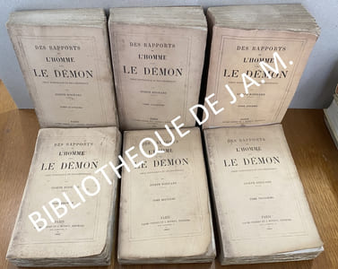 DES RAPPORTS D'HOMME AVEC LE DÉMON.
Essai historique et philosophique.
