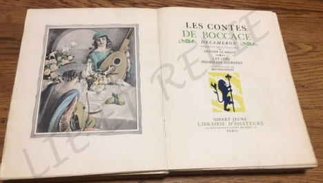 LES CONTES DE BOCCACE - DECAMERON.
LES CINQ PREMIERES JOURNÉES -LES CINQ DERNIERES JOURNÉES.
TRADUIT PAR ANTOINE LE MAÇON.. BOCCACE ou BOCCACIO - ...