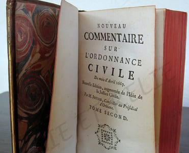 NOUVEAU COMMENTAIRE SUR L’ORDONNANCE CIVILE du mois d'avril
1667.