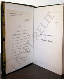 LA SCIENCE OCCULTE ET LES SCIENCES OCCULTES .