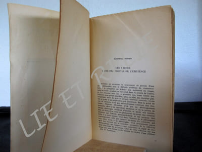 KARL JASPERS ET LA PHILOSOPHIE DE L'EXISTENCE.