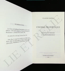 L'HOMME PROPHÉTIQUE
SCIENCE ET MAGIE À LA RENAISSANCE.