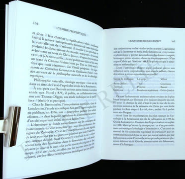 L'HOMME PROPHÉTIQUE
SCIENCE ET MAGIE À LA RENAISSANCE.. POSTEL CLAUDE.