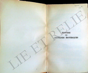 HISTOIRE DES DOCTRINES ÉSOTÉRIQUES.
Les Initiations égyptiennes - Les mystères grecs - Les Esséniens et les thérapeutes - La kabbale juive - La gnose et les gnostiques - L'ésotérisme cathare - L'ésotérisme des templiers - L'énigme des bohémiens - L'ésotérisme des Rose-croix et les sociétés secrètes de la renaissance. 
