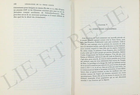 GÉOGRAPHIE DE LA TERRE SAINTE.. DU BUIT, M. O.P.
Professeur à l'école Biblique de Jérusalem.