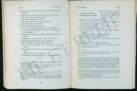 LE LIVRE DE LA SAGESSE . E. Osty, traducteur.