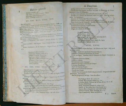 HISTOIRE GÉNÉRALE DU DAUPHINE
Depuis l'an M. de N.S jusques à nos jours.
Par NICOLAS CHORIER, Avocat au Parlement de Dauphiné.. CHORIER - NICOLAS.