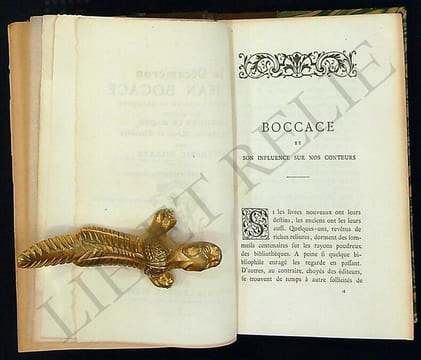 LE DECAMERON.. BOCCACE, Jean.
Traduit de l'Italien par Maistre ANTOINE LE MAÇON.