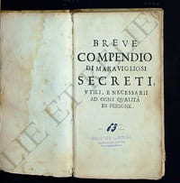 BREVE COPENDIO DI MARAVIGLIOSA SECRETI
VENETIA