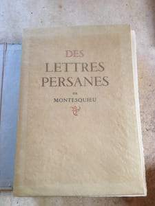 DES LETTRES PERSANES