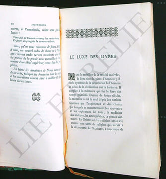 LE LUXE DES LIVRES.. DEROME - LÉOPOLD.