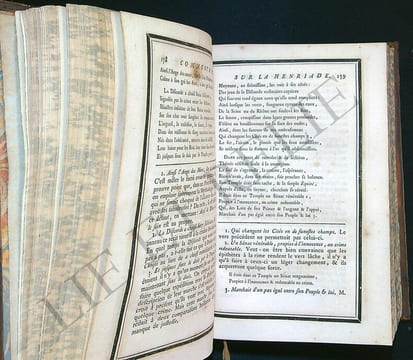 LA HENRIADE DE VOLTAIRE, AVEC DES NOTES CRITIQUES.
ON Y A JOINT UN PARALLÈLE DU LUTRIN ET DE LA HENRIADE, UN ESSAI SUR LA POÉSIE ÉPIQUE, ET D'AUTRE ...